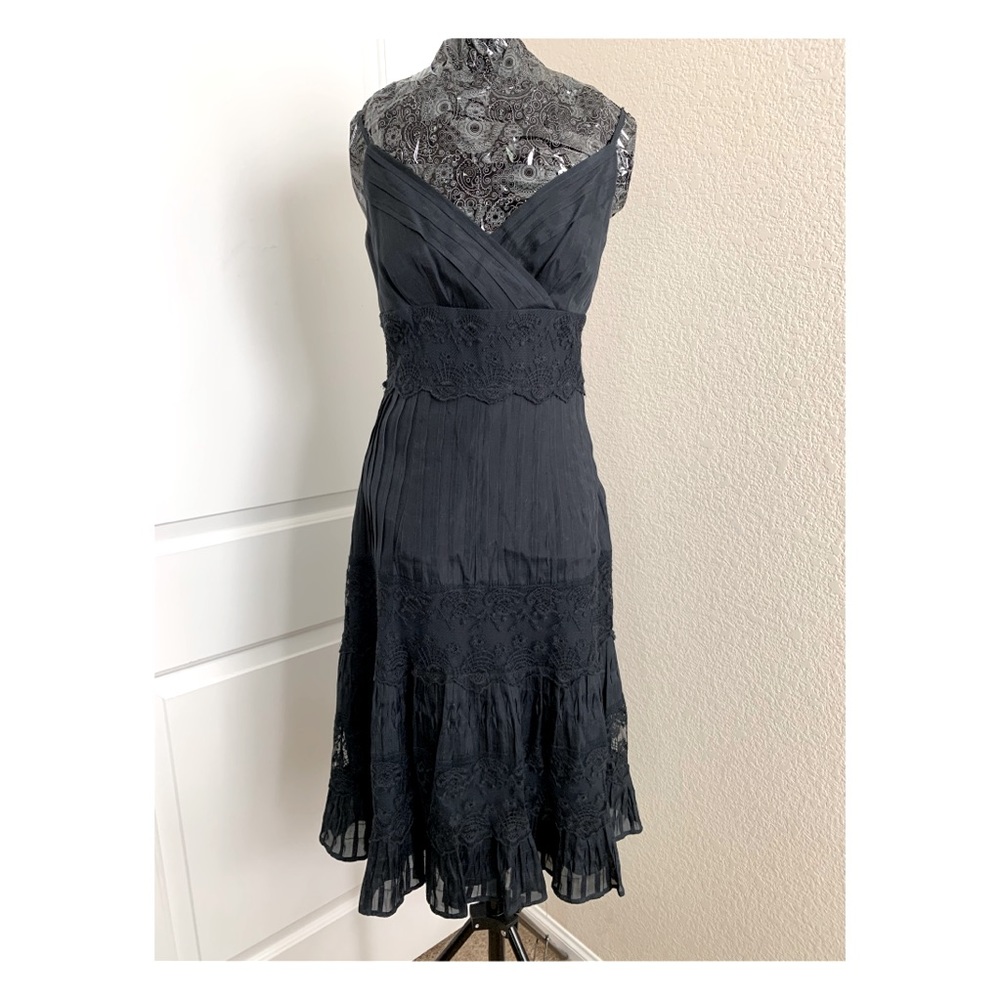 Ann Taylor Black Lace Dress